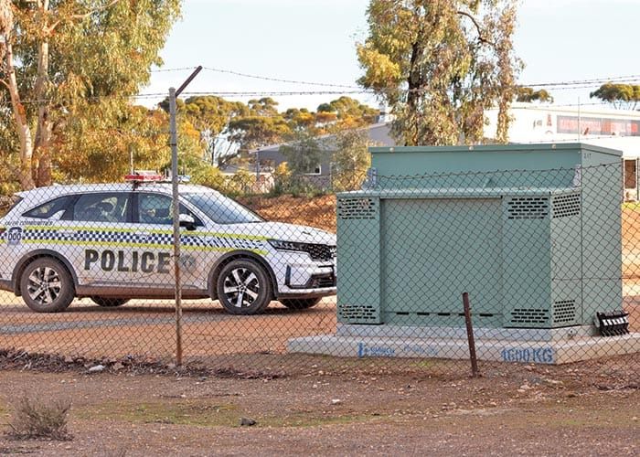 Vandals target copper post image