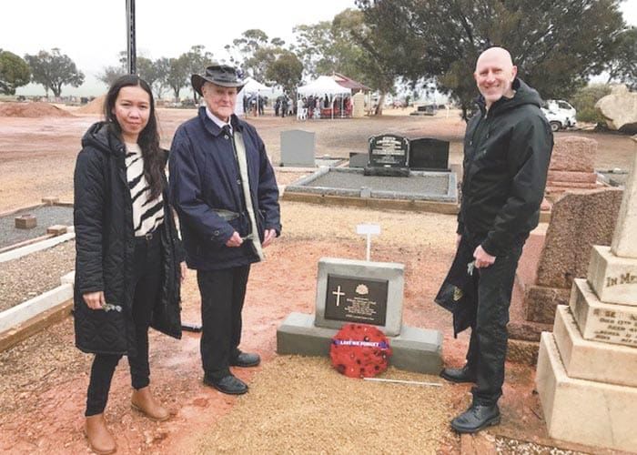 World War I graves commemorated post image