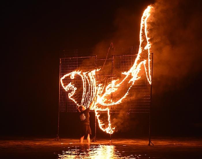 ‘Powerful feeling’: finale of fire post image