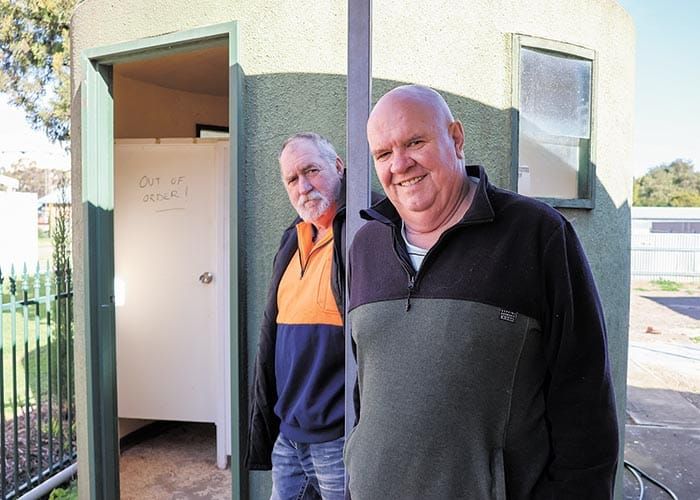Makeover for men’s toilets at Bute RSL post image