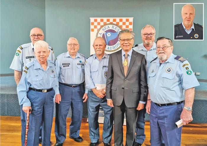 Sea rescue volunteers recognised post image