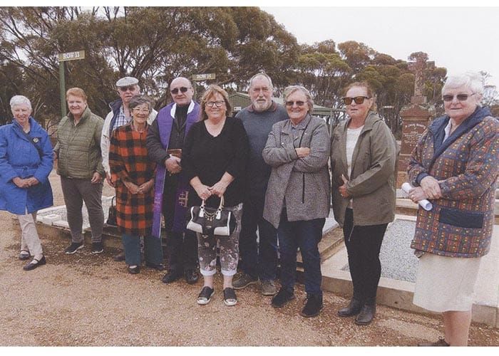Worshippers bless northern Yorke Peninsula graves post image