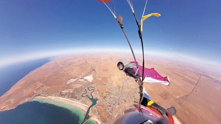 Skydiving record set at North Beach post image