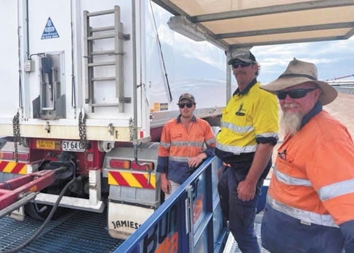 First load of grain at T-Ports post image