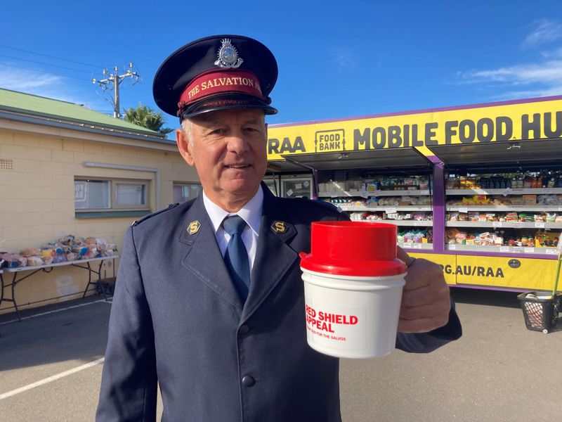 Giving the deal for the Red Shield Appeal post image