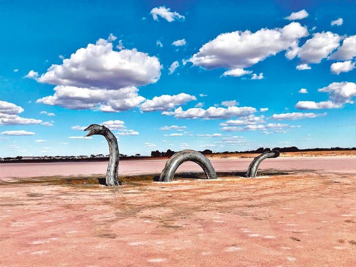 Loch-Eel Monster on Lake Bumbunga post image