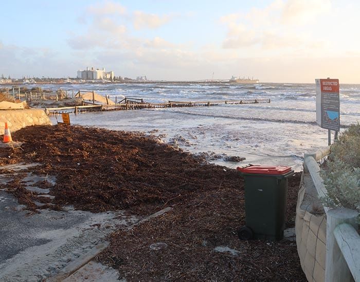 High tide slams YP coast post image