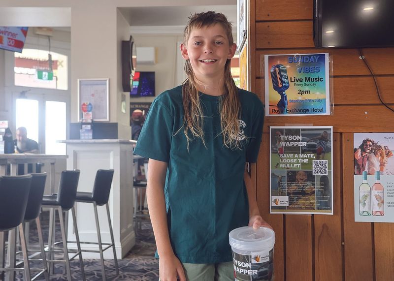Tyson’s cut for charity post image
