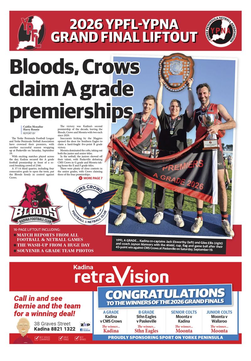 YPFL Grand Final 2026 lift out post image