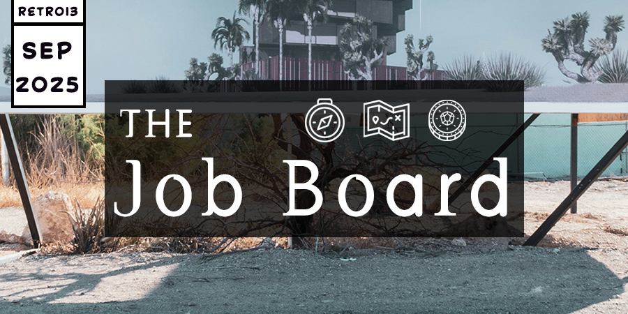 The puzzle hunt title page - The Job Board