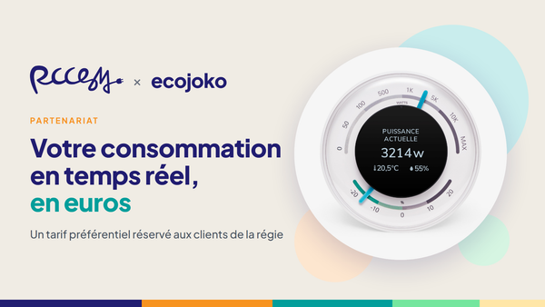 Suivre sa consommation en temps réel : la régie s'associe à ecojoko