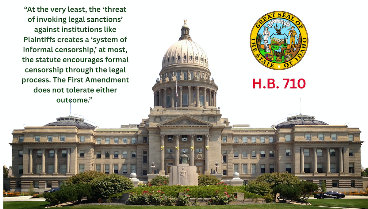 Appeals Court Revives Challenge to Idaho Book Banning Law