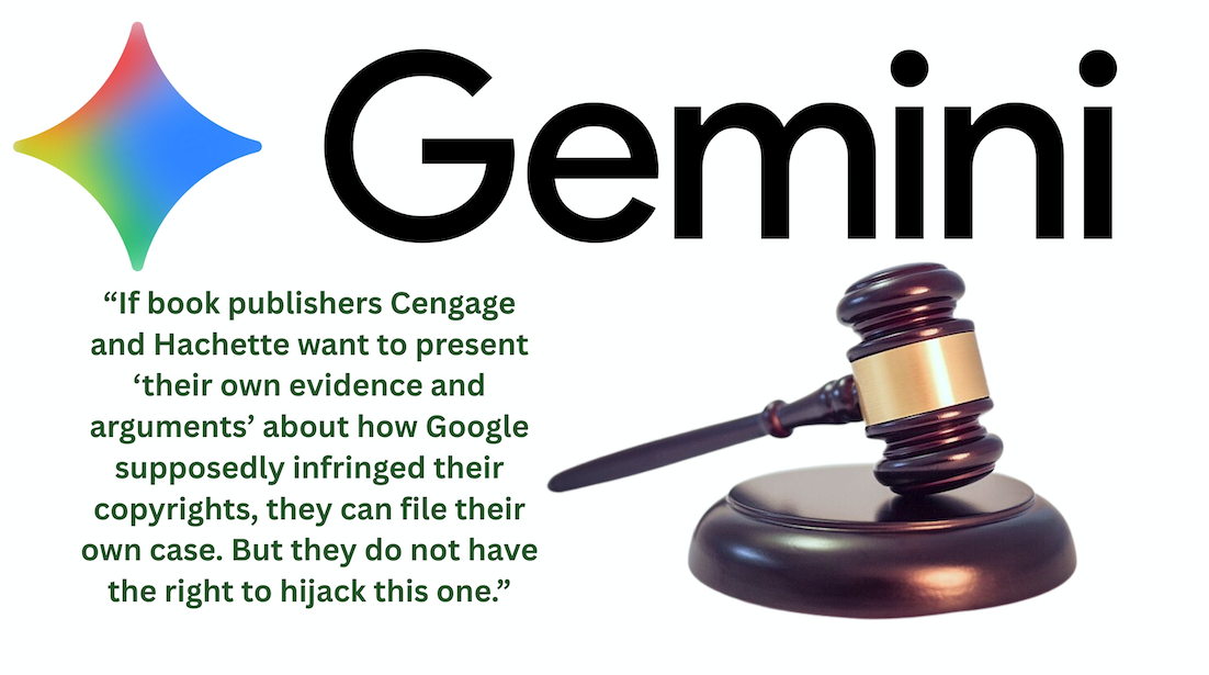 As Key Hearing Draws Near, Publishers Defend Their Bid to Join Authors' Copyright Lawsuit Over Google's AI Training