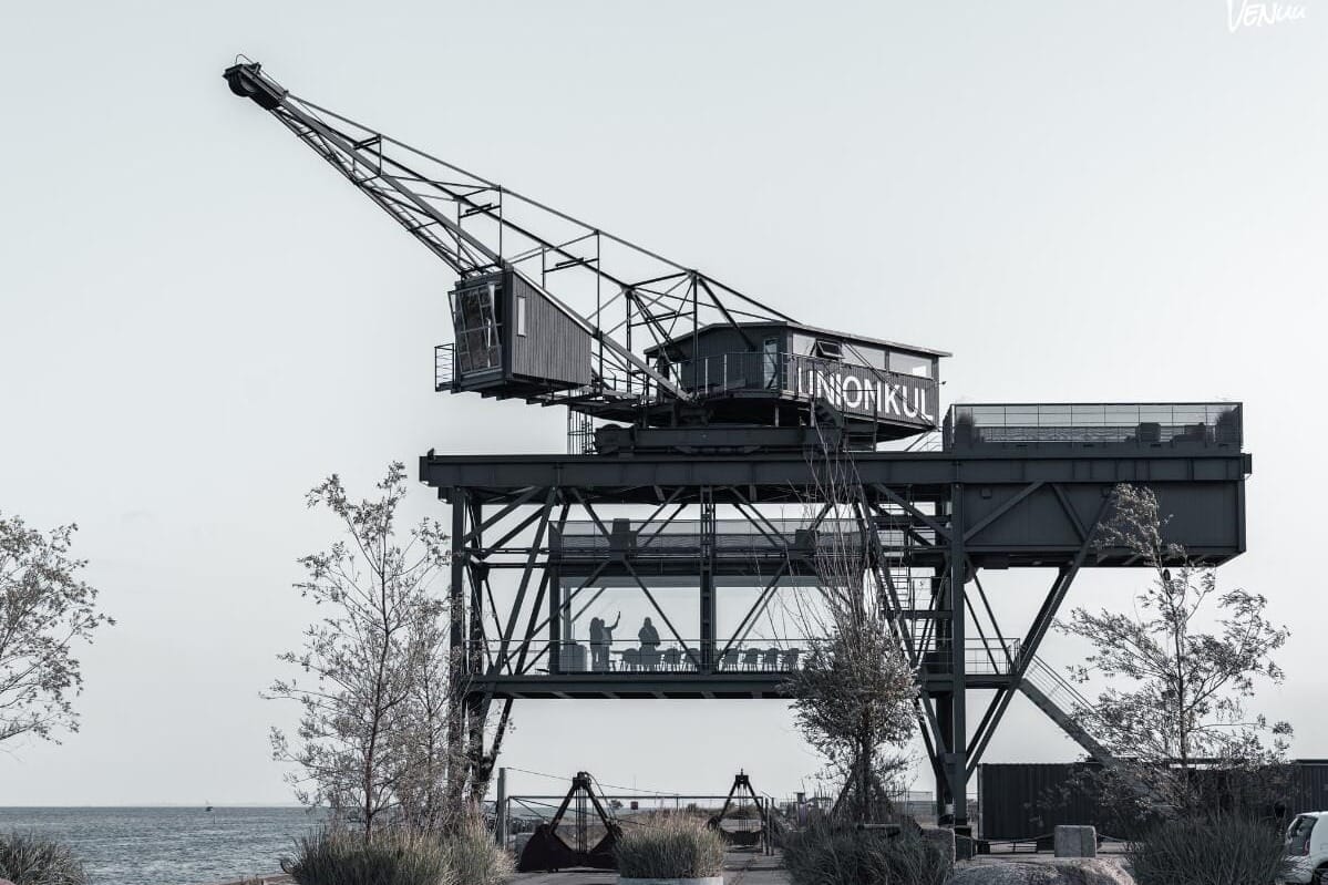 The Krane - En kran hvor du kan holde møder? Det må prøves!