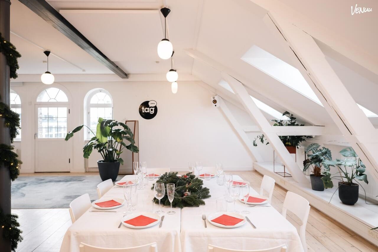 Talent Garden Denmark - Stort og lyst lokale til din julefrokost i København