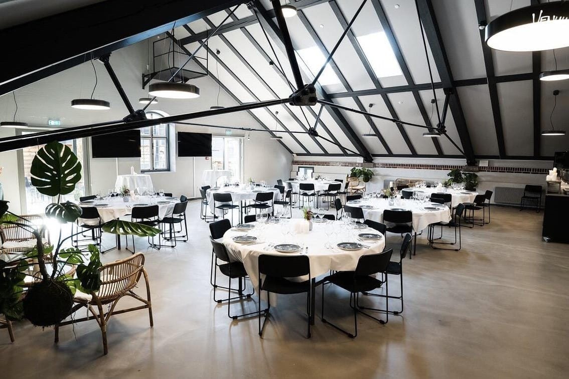 Vandværket - Stort rum til konfirmationer på Sjælland