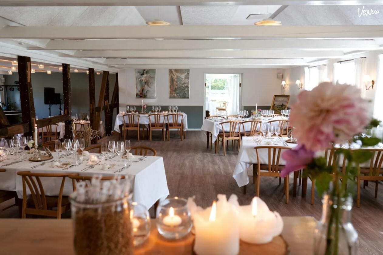 Kirsebærkroen - lokaler til bryllup med massere af charme og mulighed for overnatning