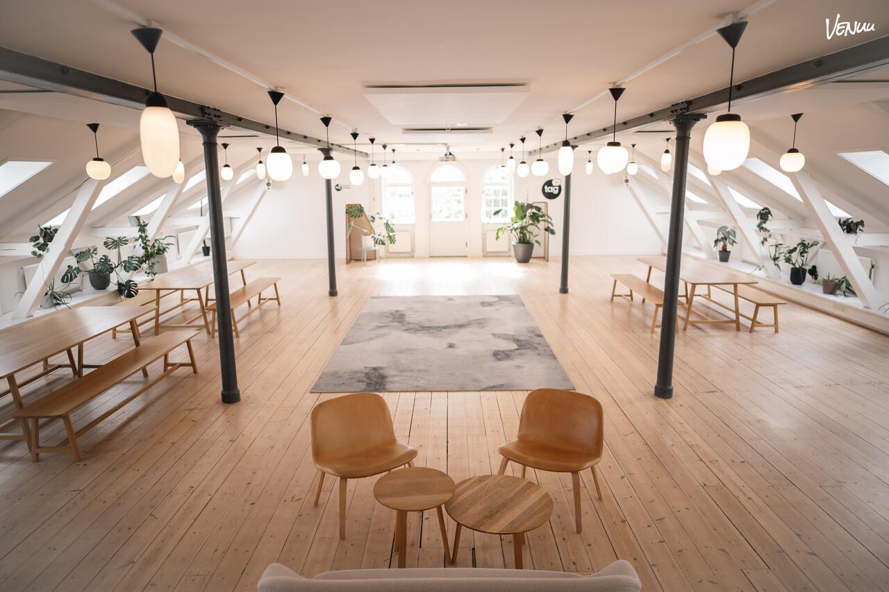 Talent Garden Denmark – moderne konferencecenter med innovative omgivelser og high-tech faciliteter.