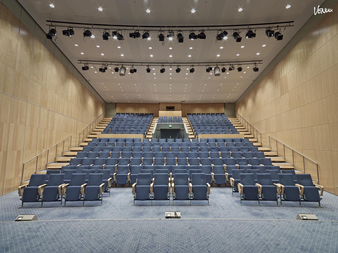  Imponerende auditorium i Bella Sky med avanceret teknologi og moderne design.