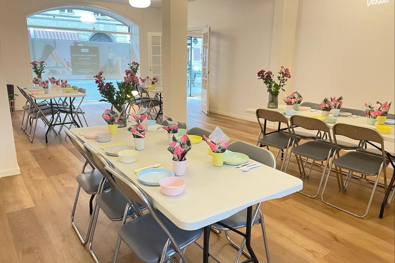 Kids Kollektive – sjovt og farverigt eventlokale perfekt til børne- og familiearrangementer.