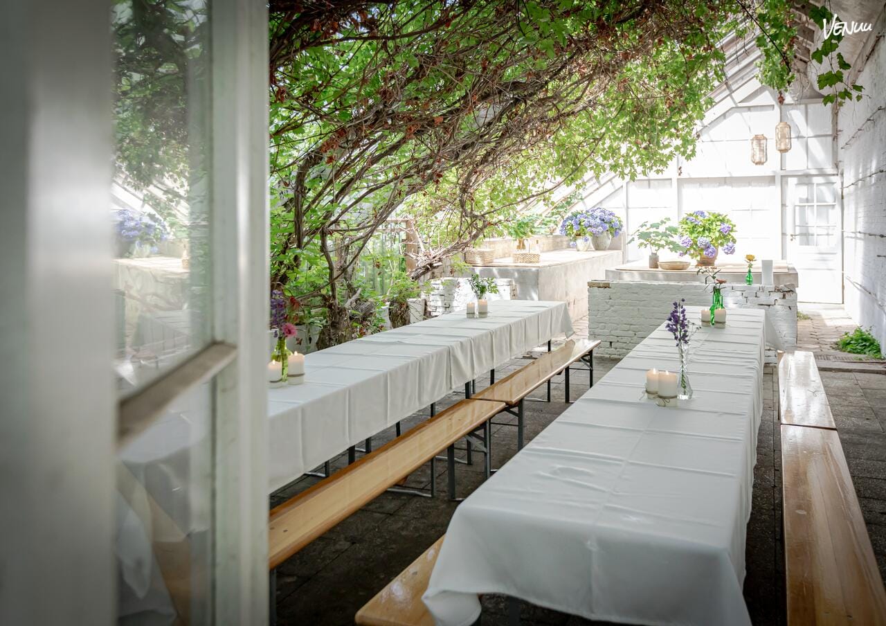 Orangeriet Kirke Såby – elegant og naturligt bryllupslokale i orangeri-stil, midt på landet.