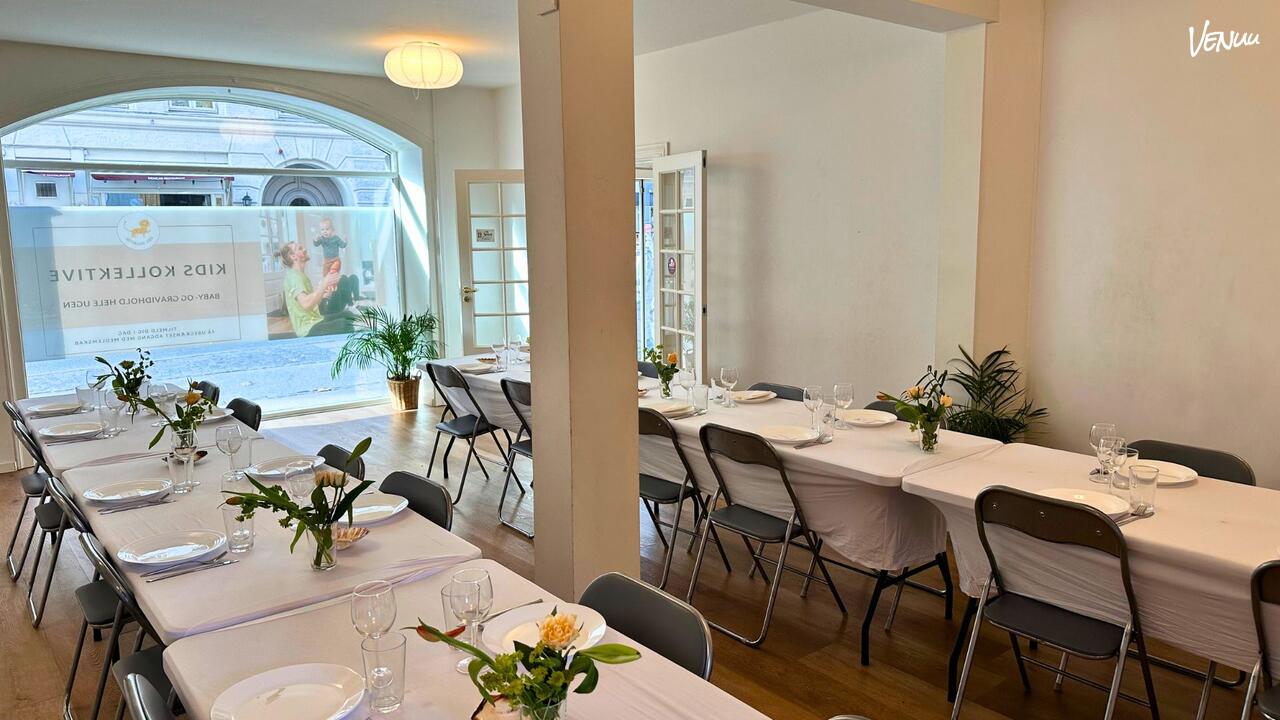 Kids Kollektive – fleksibelt og råt venue med industrielt look og mulighed for egen forplejning.