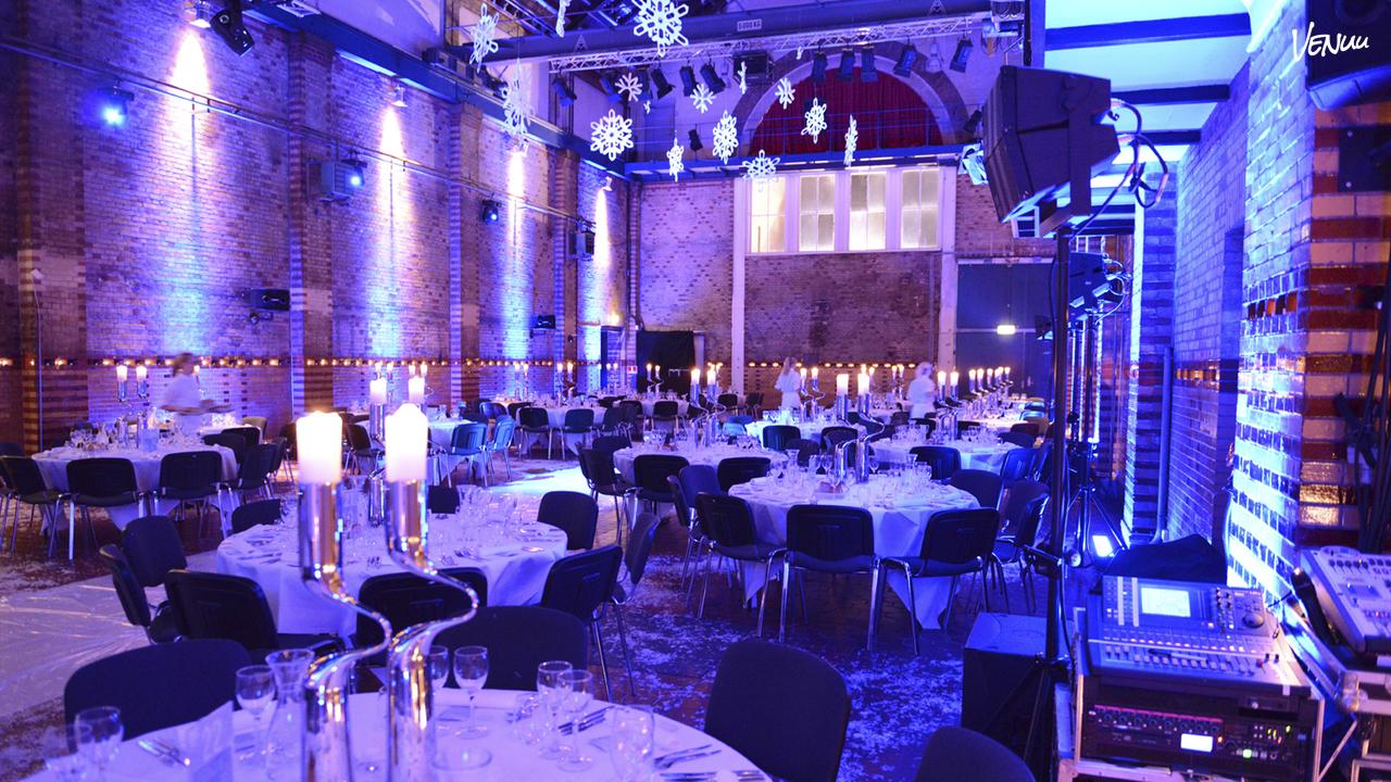 stort lokale til en julefest i Aarhus