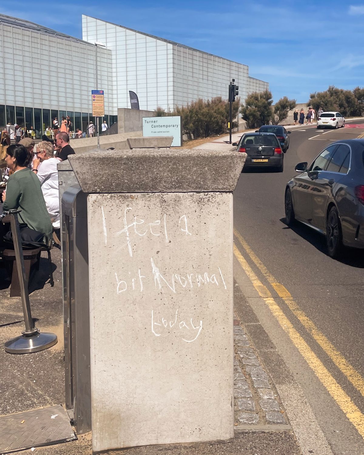 I feel a bit normal today