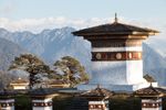 Dochula Pass Bhutan 108 chortens mountain view luxury travel