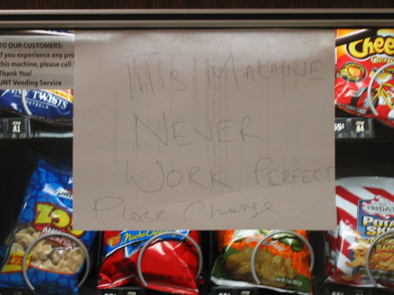 Ethereum imagines "vending machines"—smart contracts—that work perfectly and securely every time.