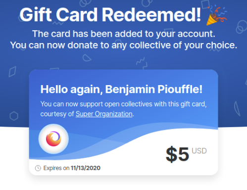 Open Collective Update—November 2019