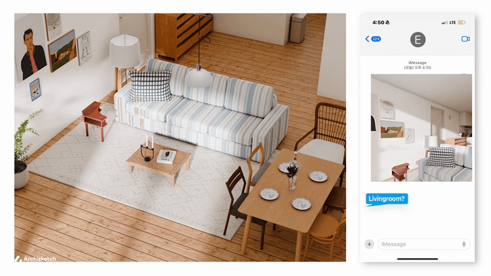 출처: Scandinavian Interior Design Inspiration for Future Residents of Jamsil Le-El - designed by Elodie