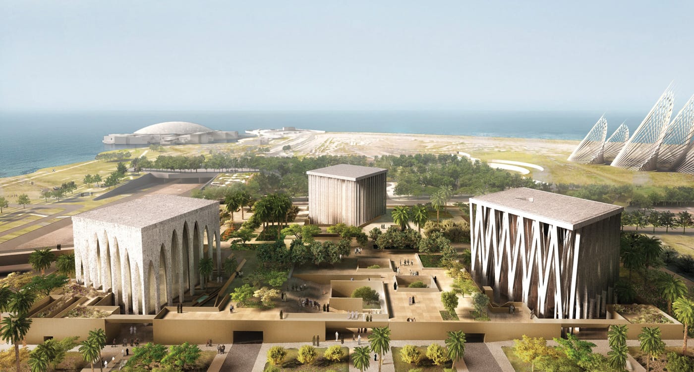 Adjaye Associates Is Building an Inter-Connected Mosque, Church and Synagogue in Abu Dhabi