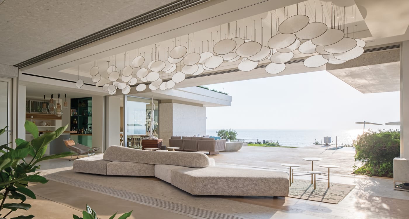 This Villa by Blankpage is an Architectural Wonder Floating Above the Mediterranean