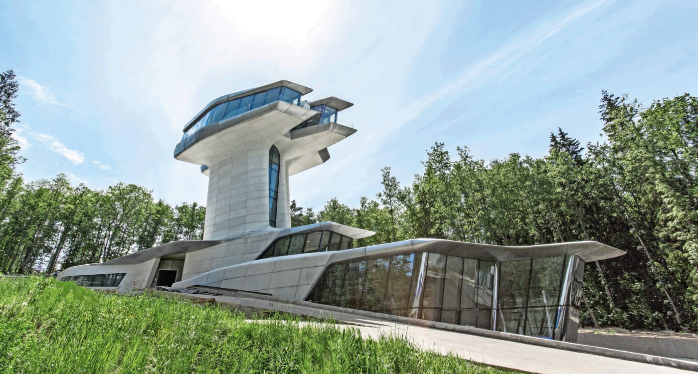 Get a Rare Glimpse at a Zaha Hadid House Built in the Heart of a Russian Forest