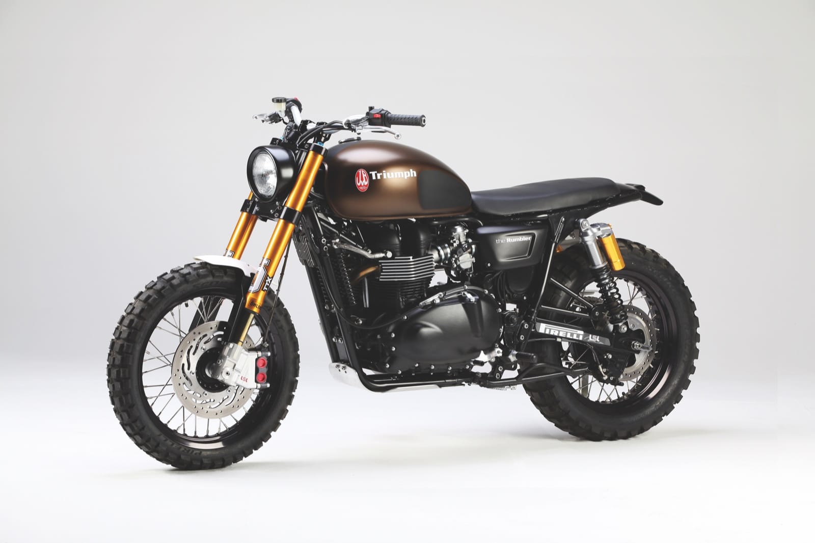 Off the Beaten Path: The Rumbler, a Custom Triumph Scrambler for Tridays Rumble