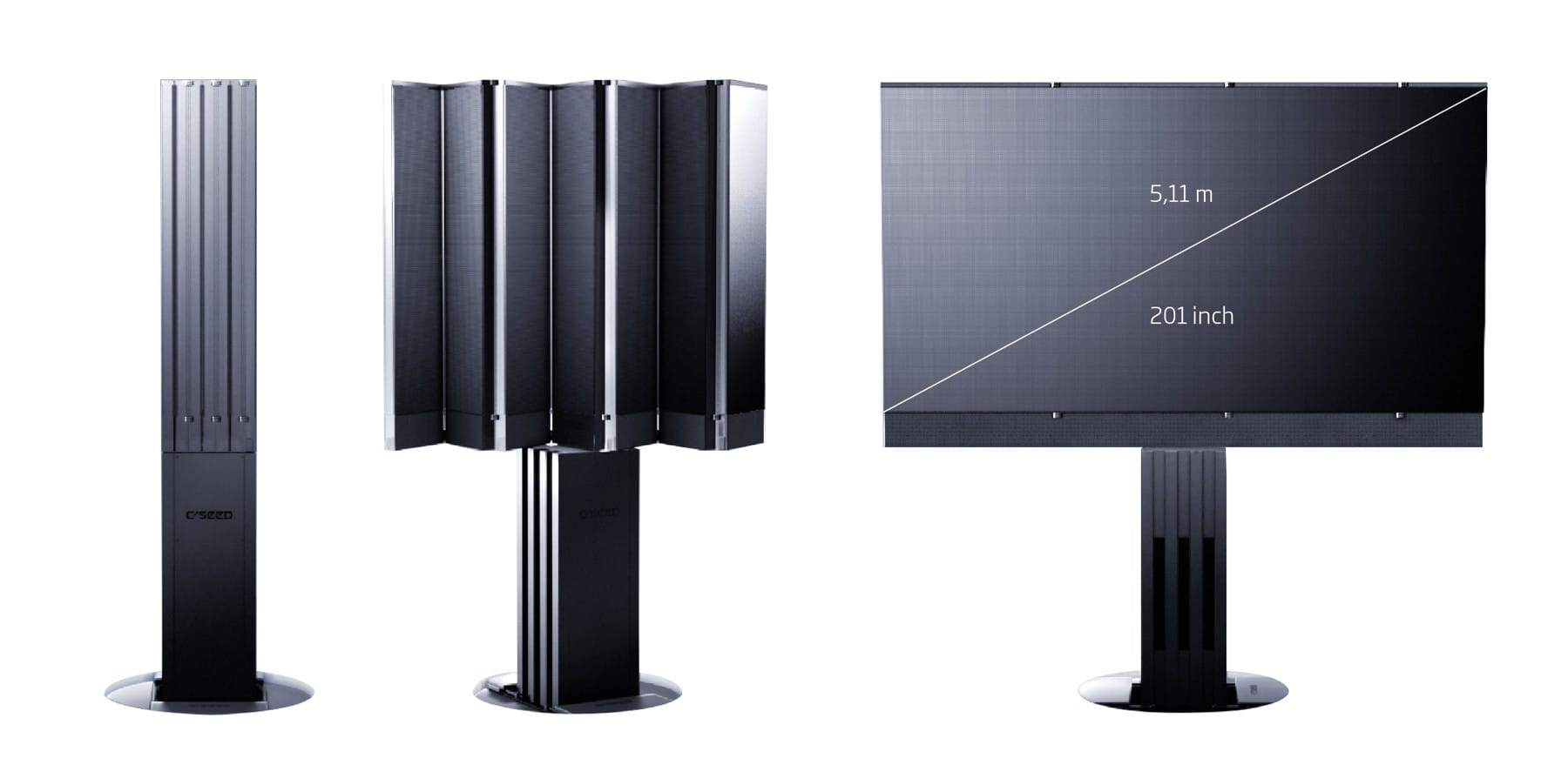TVs that Disappear Have Long Been Sought After but this One Doesn’t Just Pivot Away, it Folds Up Too