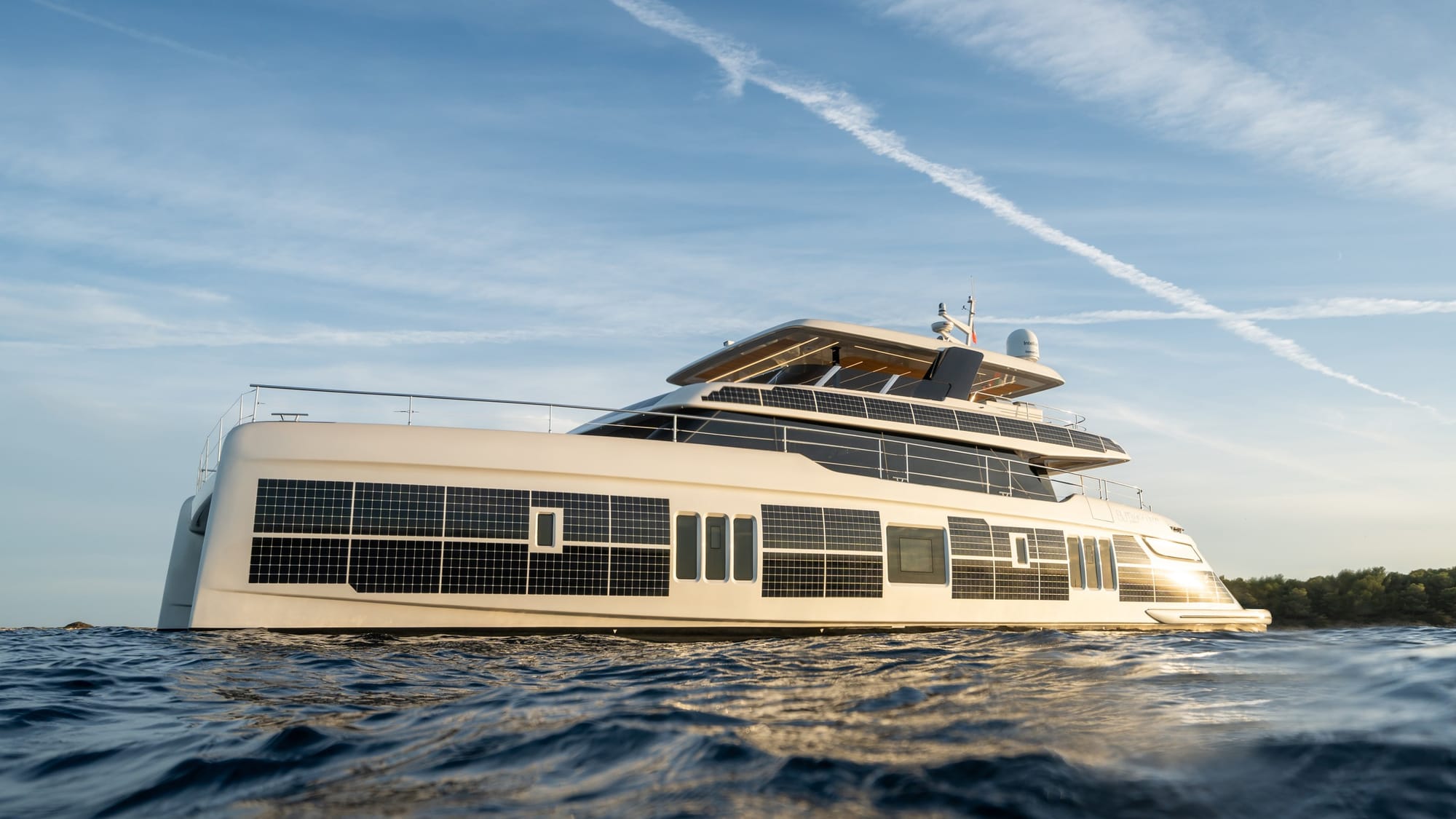Imagine a Yacht that Glides Silently through the Water Using only the Power of the Sun. This is Not a Fantasy