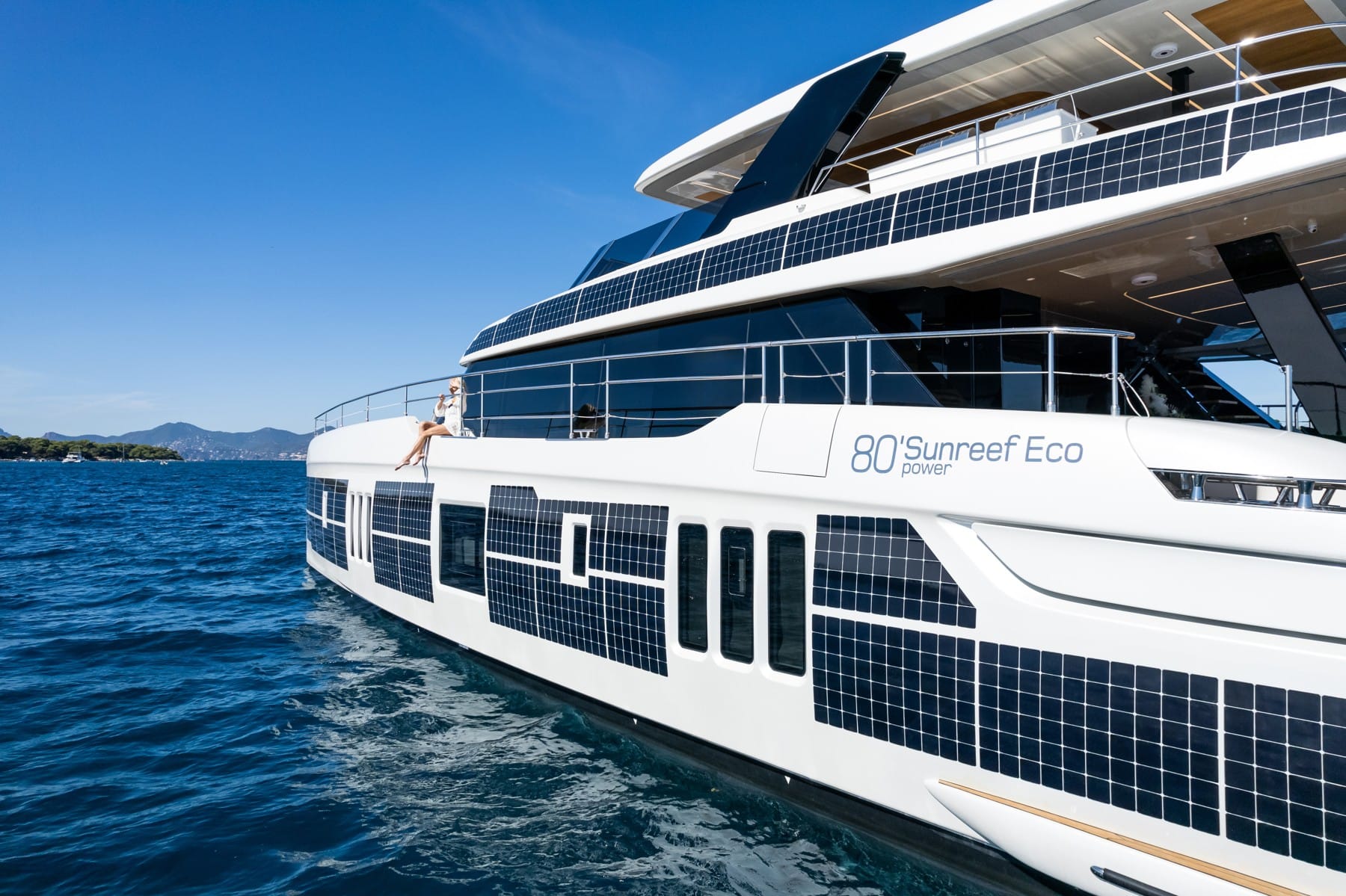 Imagine a Yacht that Glides Silently through the Water Using only the Power of the Sun. This is Not