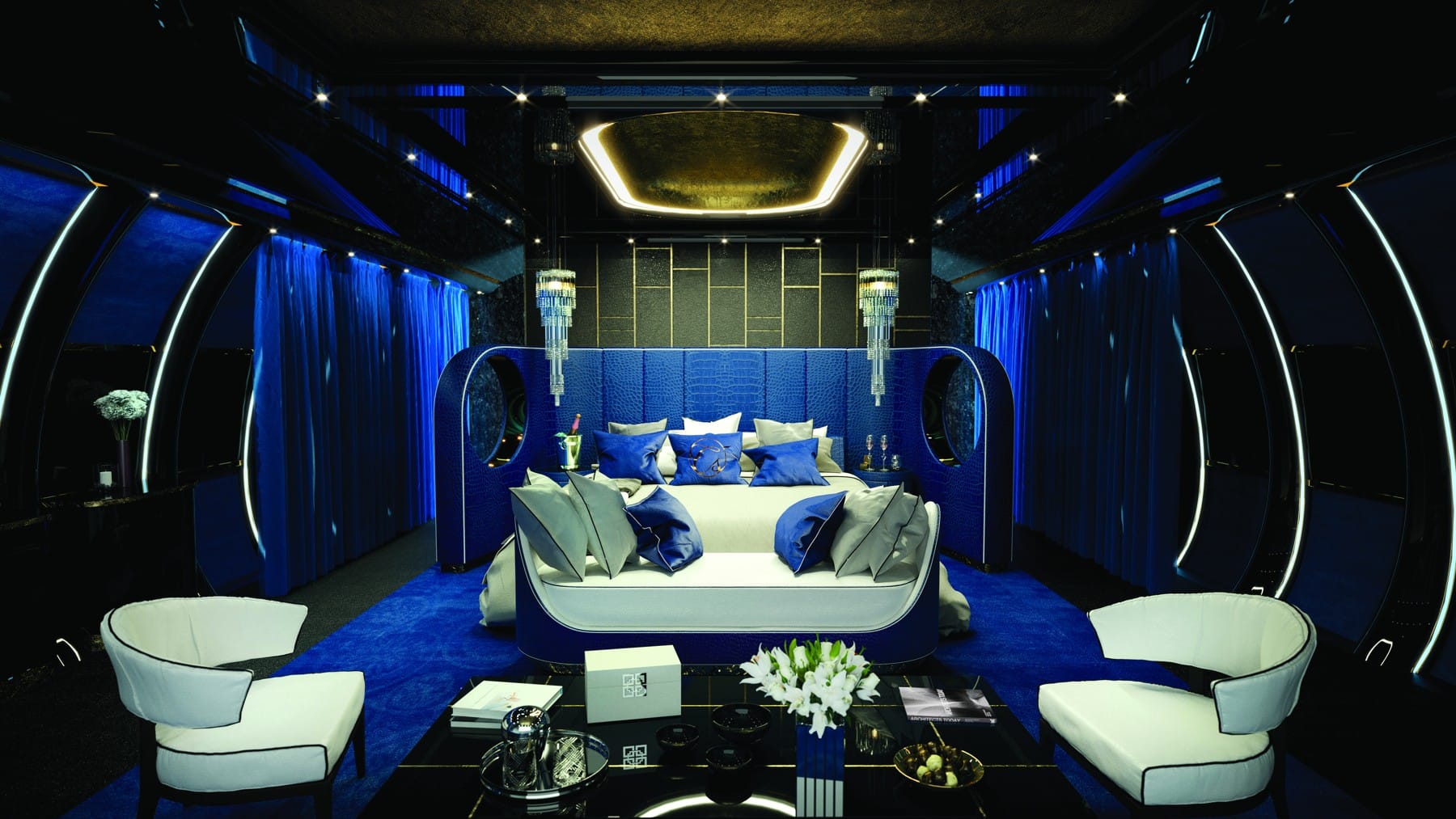 Celia Sawyer Designs a Breathtaking Airbus A340 for an Arab Client