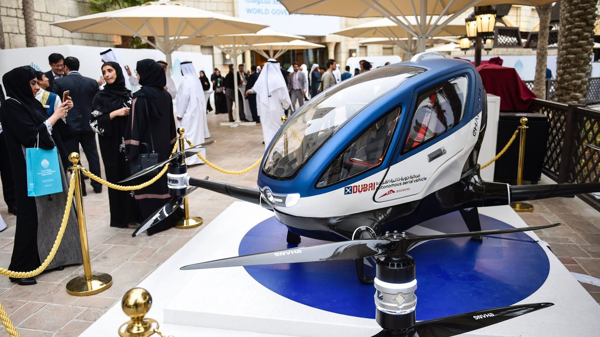 Dubai is Preparing to Launch Electric Driverless Drone Taxis