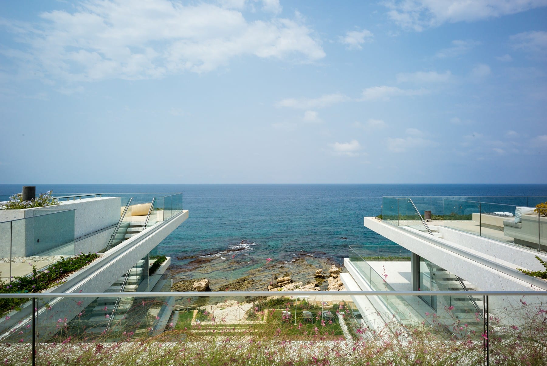 This Villa by Blankpage is an Architectural Wonder Floating Above the Mediterranean