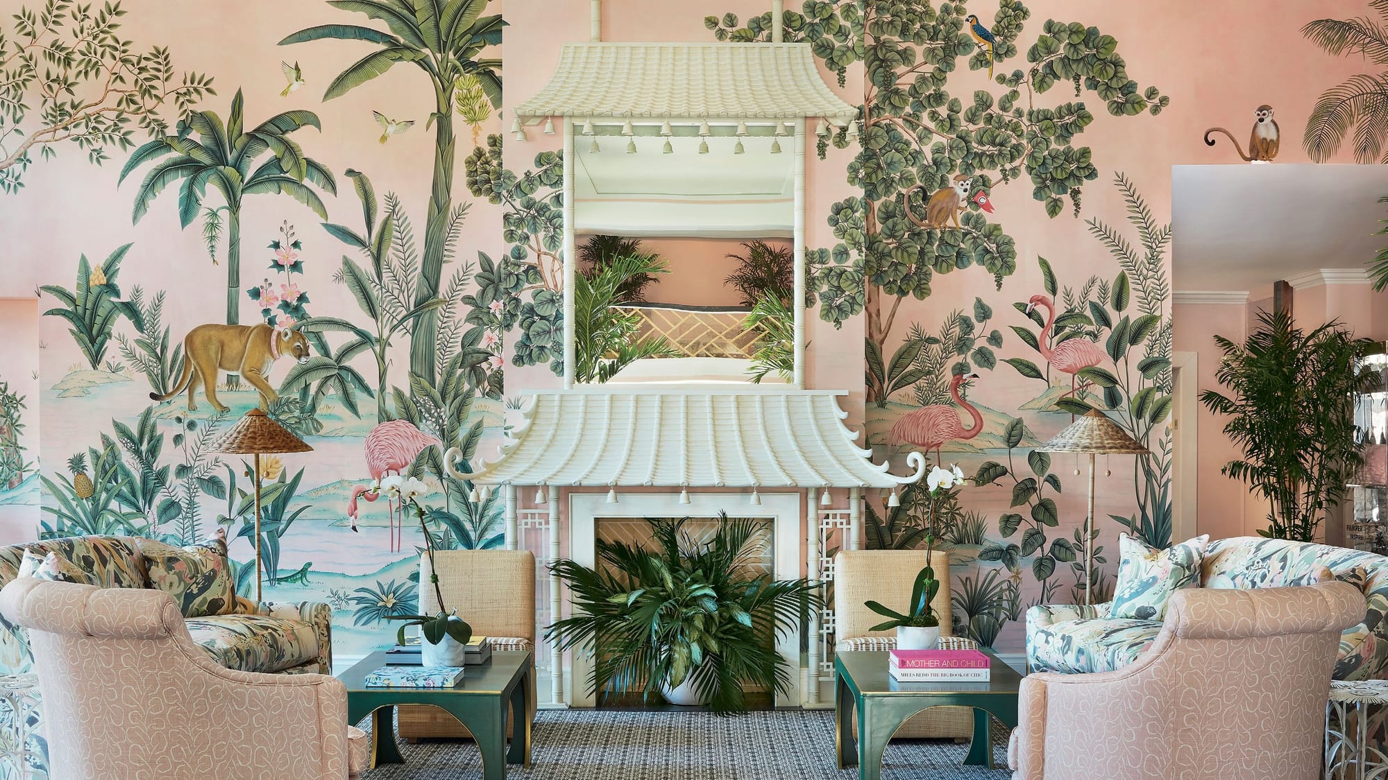 The Dreamy and Surreal Renovation of the Colony Hotel in Palm Beach Centres around De Gournay