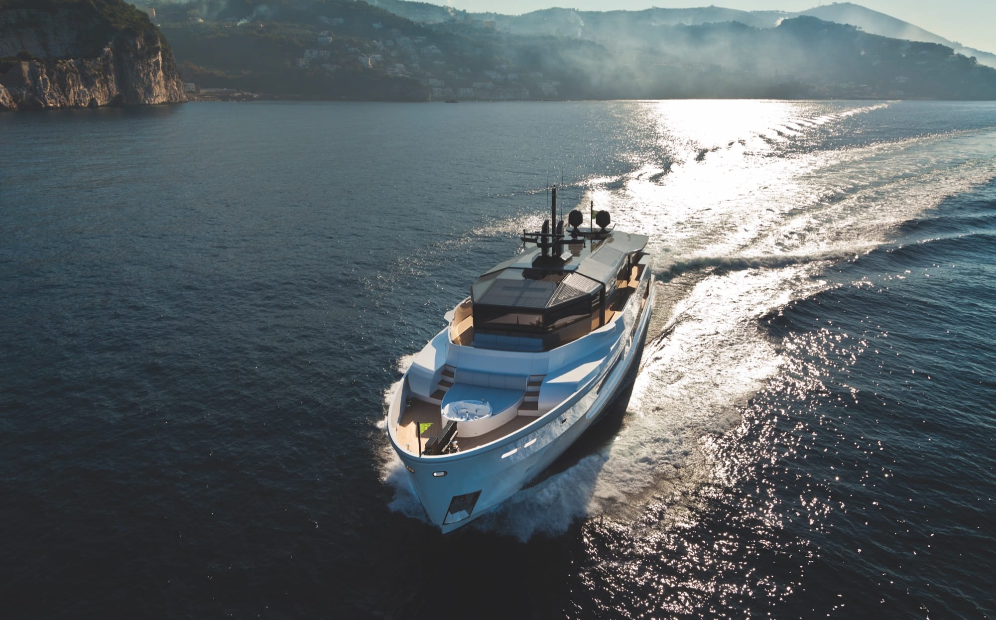 An Electrifying Cruise: The Arcadia 115 M'Ocean, an Eco-Conscious Palace Off Amalfi