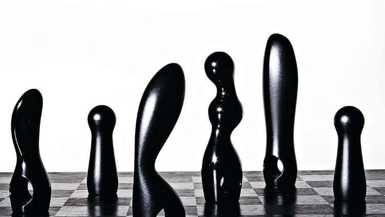 An Exotic Chess Set that Swings Both Ways