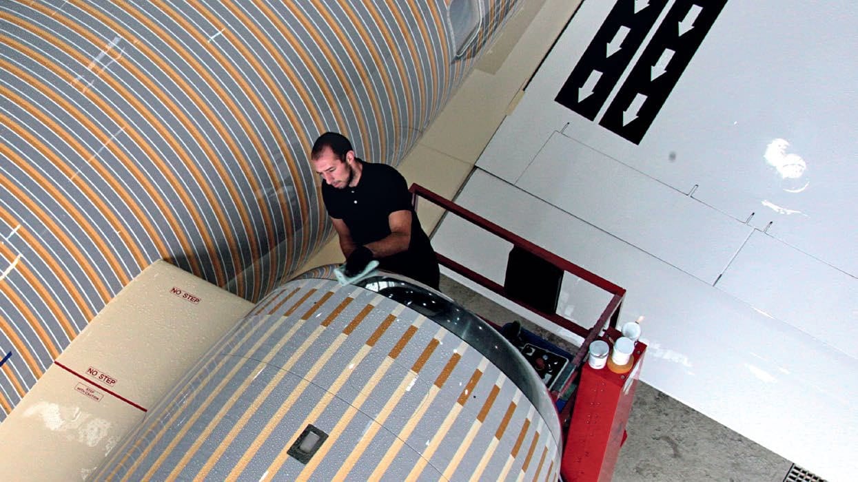 Hot Wings: Happy Design Studio Turns Private Aircraft Into Canvases