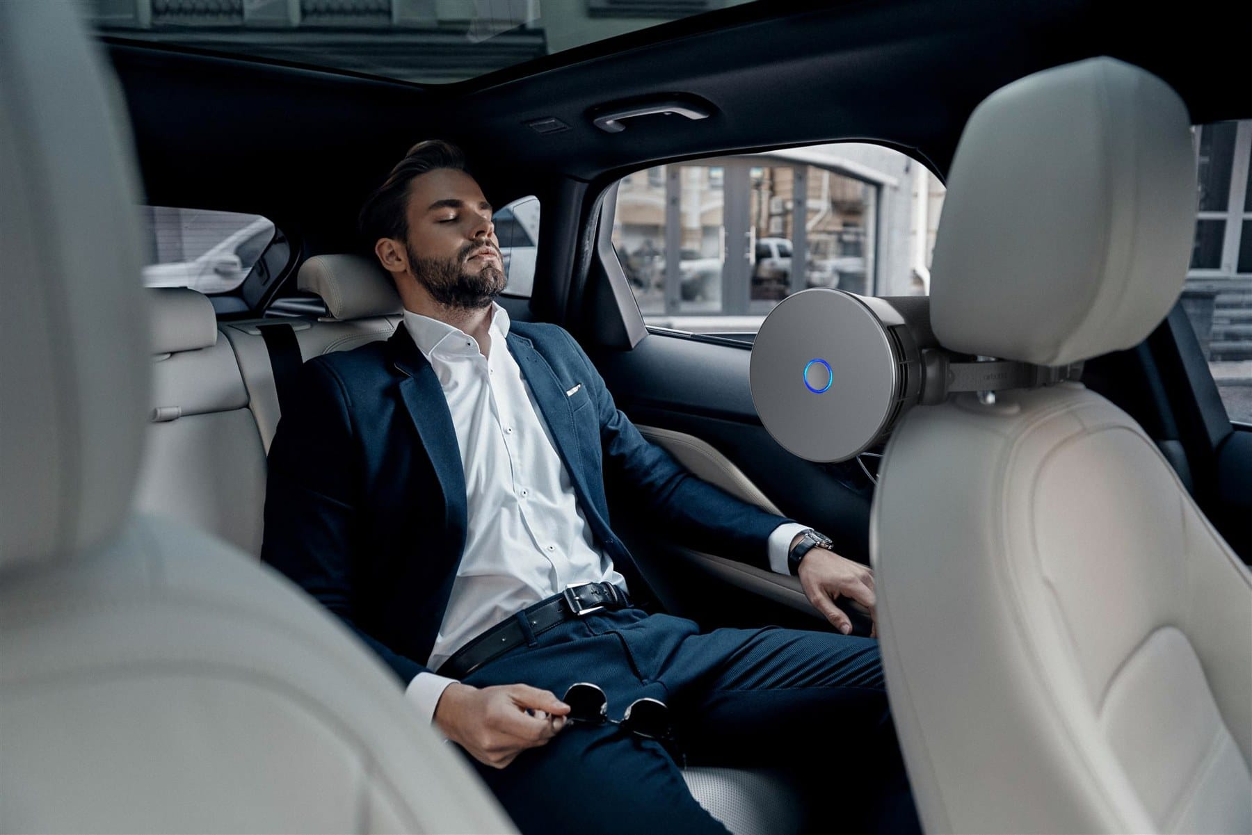 The In-Car Air Purifier That Filters What Your Tesla Cannot