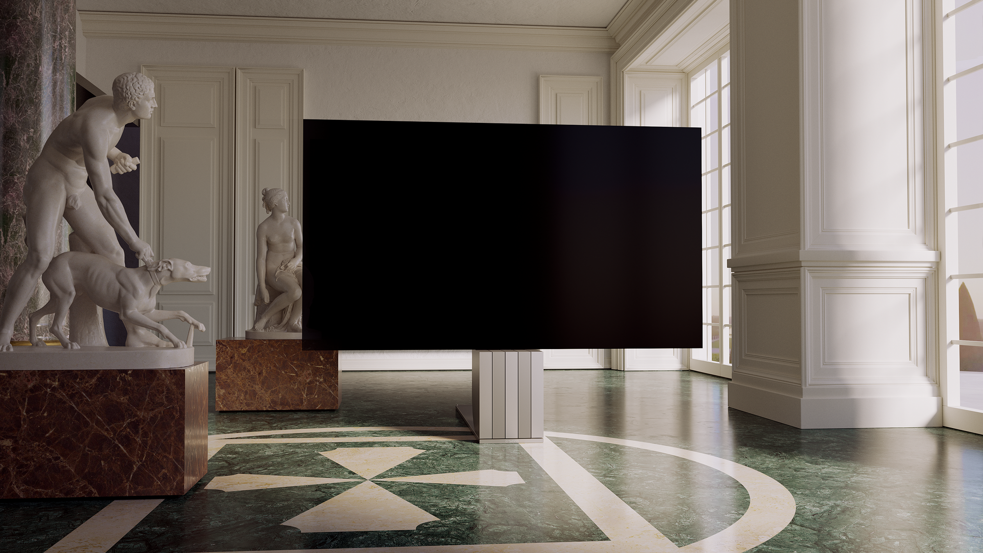 This $200,000 TV by CSEED Folds Away Like Magic, Then Unleashes 165 Inches of Wow