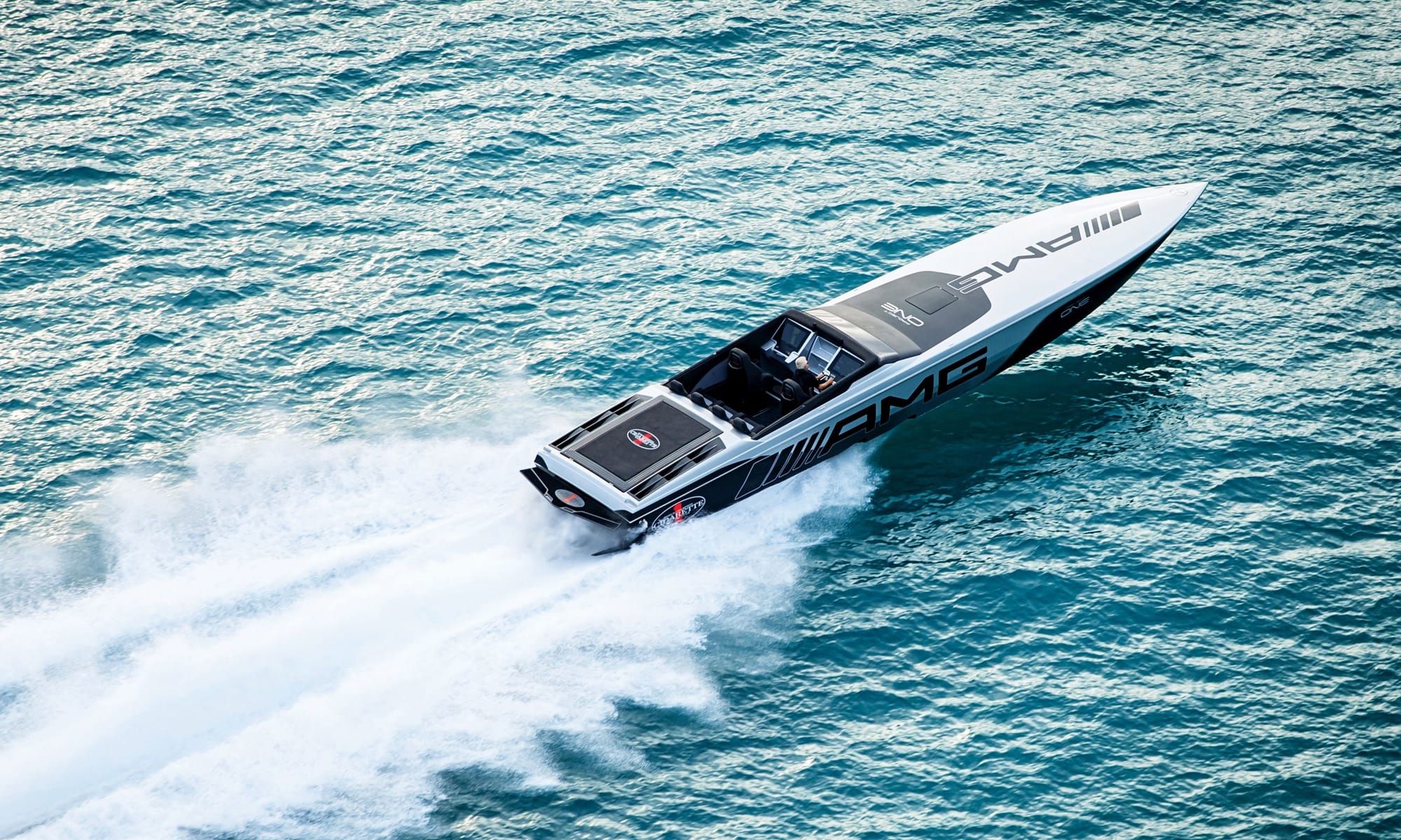 Feel Your Face Numb at Full Throttle in Cigarette and AMG’s Latest Offshore Powerboat
