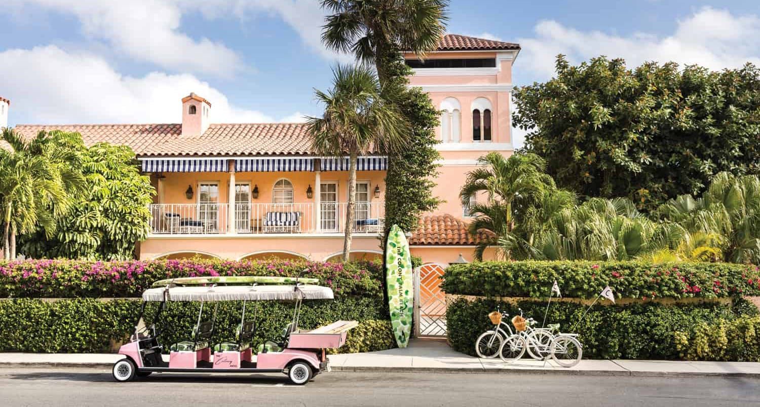The Dreamy and Surreal Renovation of the Colony Hotel in Palm Beach Centres around De Gournay